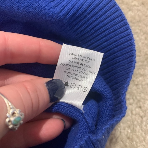 Octavia Blue Crewneck Sweater - Picture 7 of 7